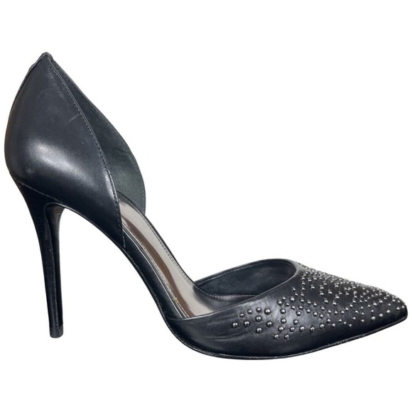 Coach Holmes Studded Leather High Heels Black With Box Size 6 EU 36 Q7052 - Picture 13 of 15